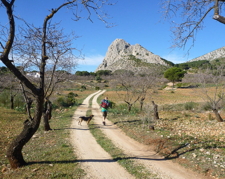 En route pour l'escalade à El Chorro