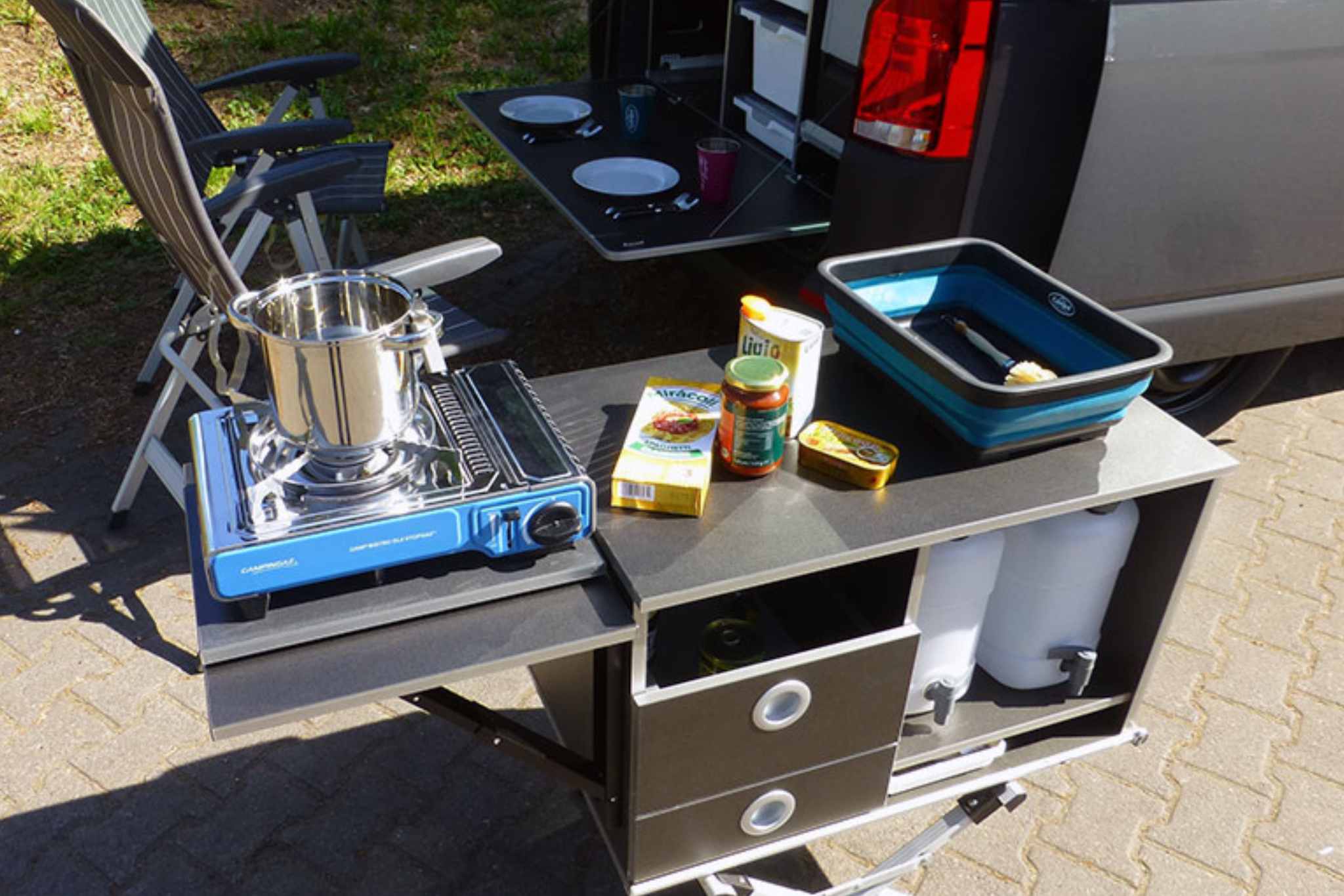 Une caractéristique particulière : le module peut être utilisé en dehors de Microcamper. © Reimo Reisemobil-Center GmbH
