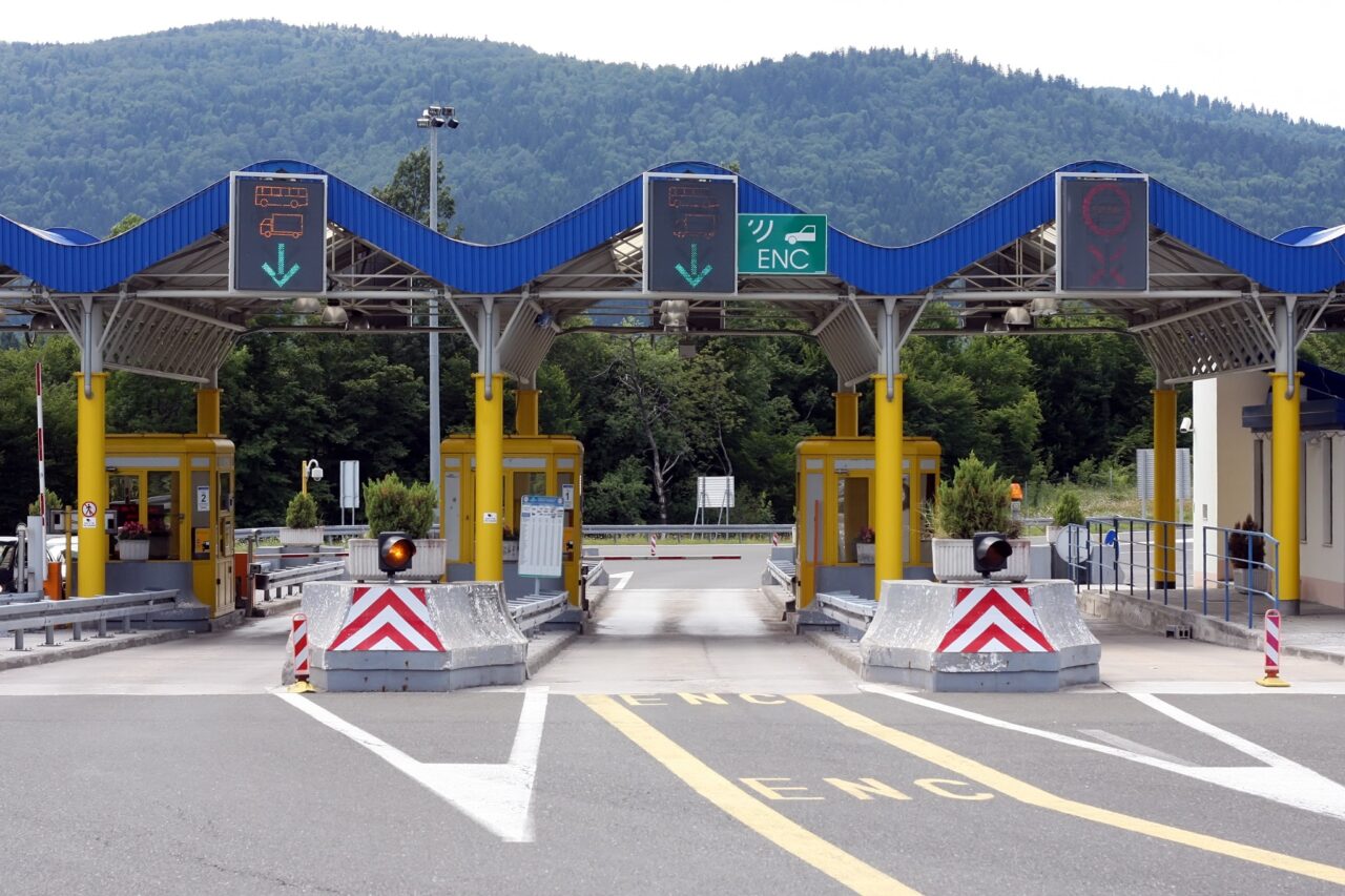 Mautstation in Kroatien Maut ENC