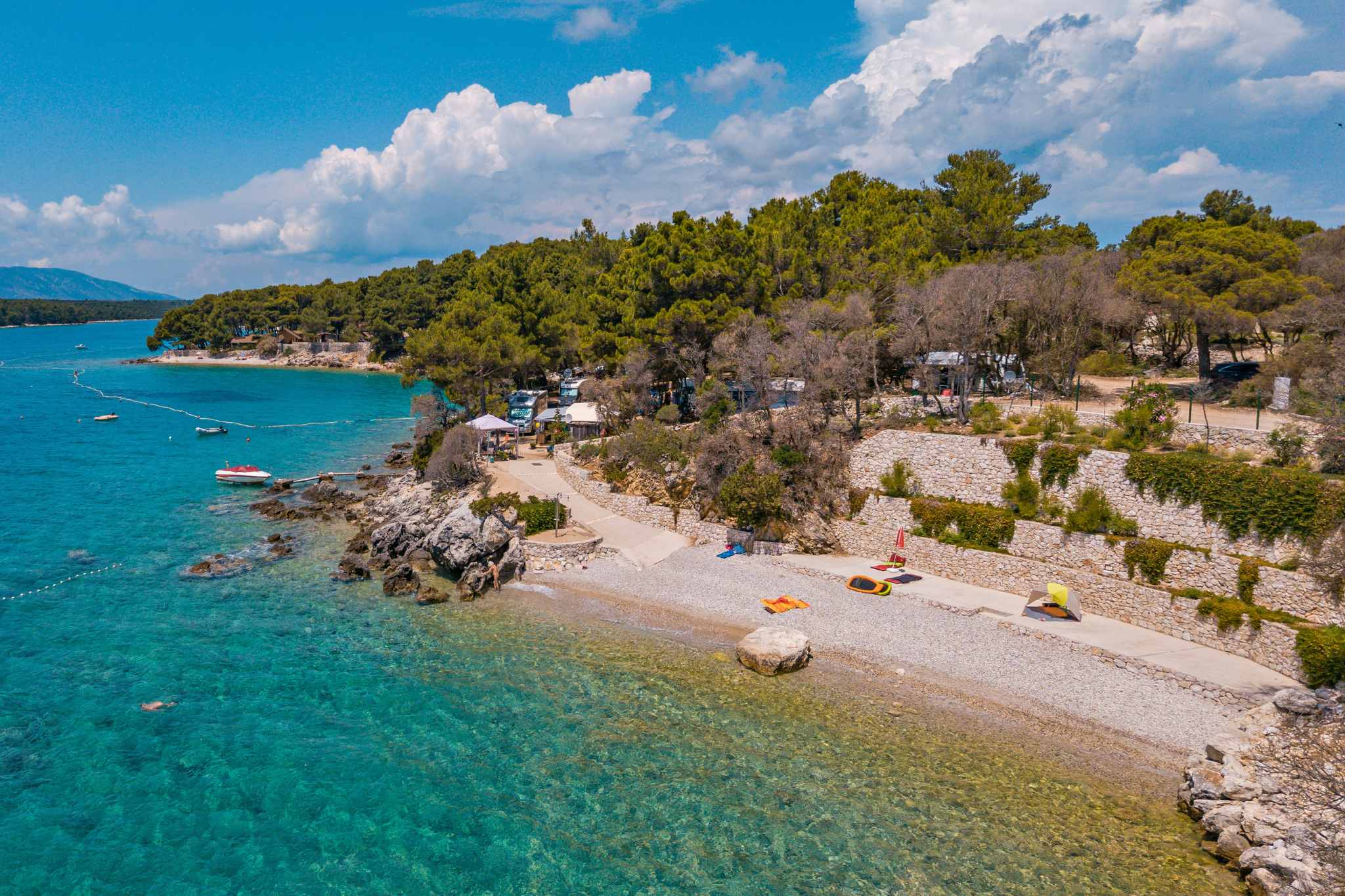 Vacances en camping en Croatie : Les îles de la baie de Kvarner