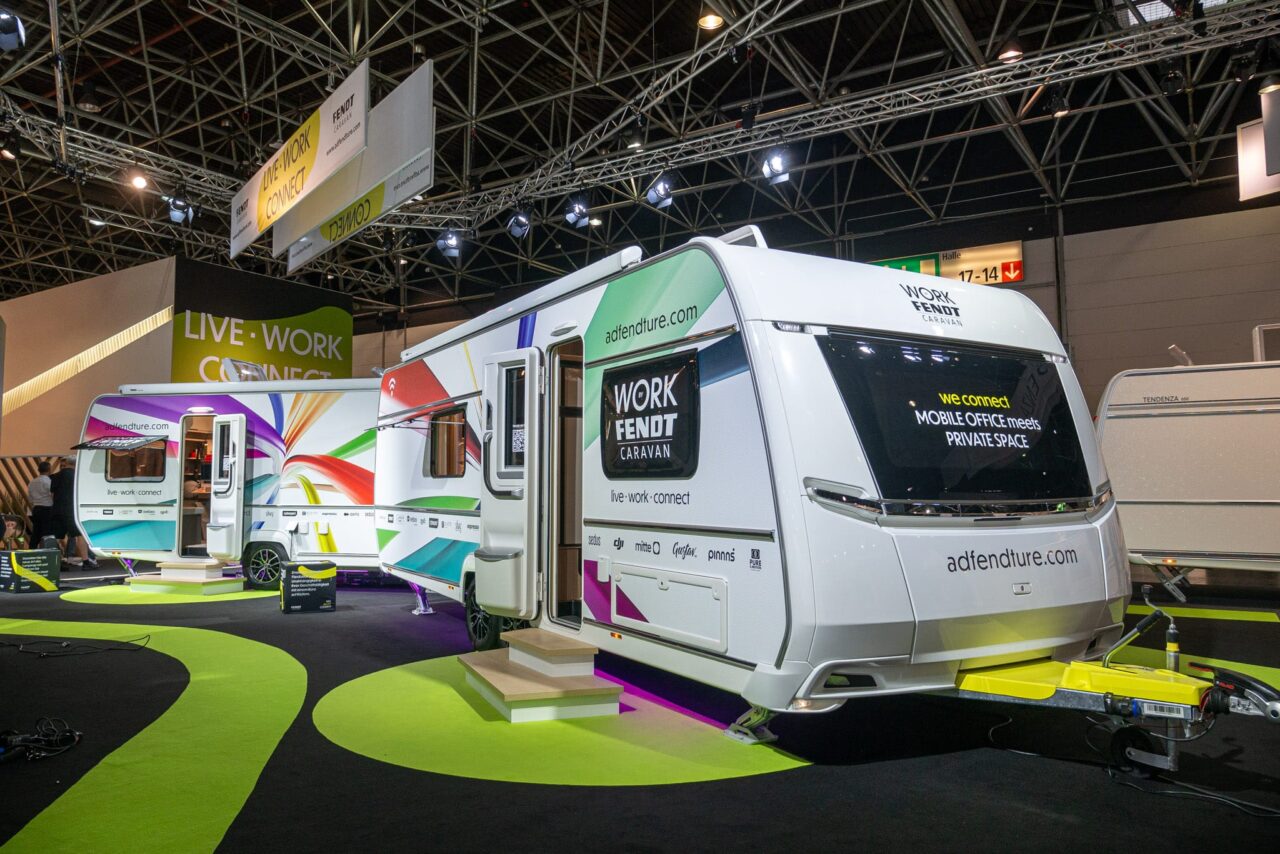 Points forts du Caravan Salon 2023 : Nouveautés et innovations du plus grand salon du camping au monde 4 Fendt Concept Work & Connect Adfendture Caravan Salon 2023