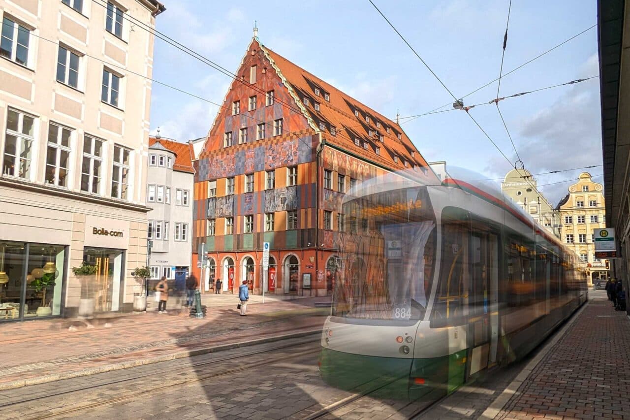 Camping à Augsbourg : découvrir le centre de la Souabe bavaroise en camping-car ou en caravane 25 Camping à Augsbourg Tramway