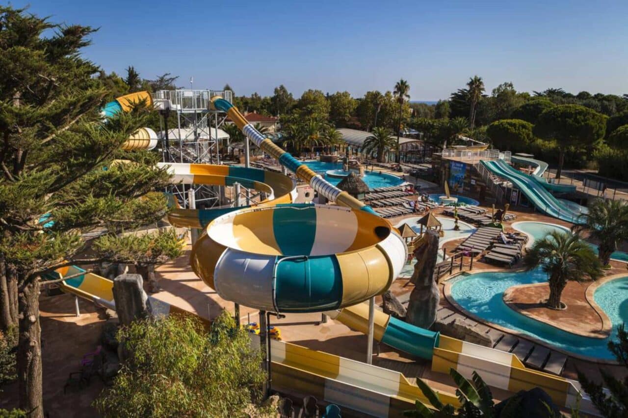 Campings avec aquaparcs France