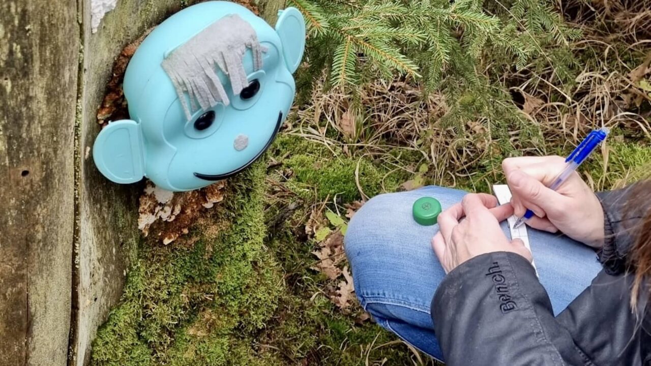 Le géocaching comme jeu de plein air avec les enfants en camping
