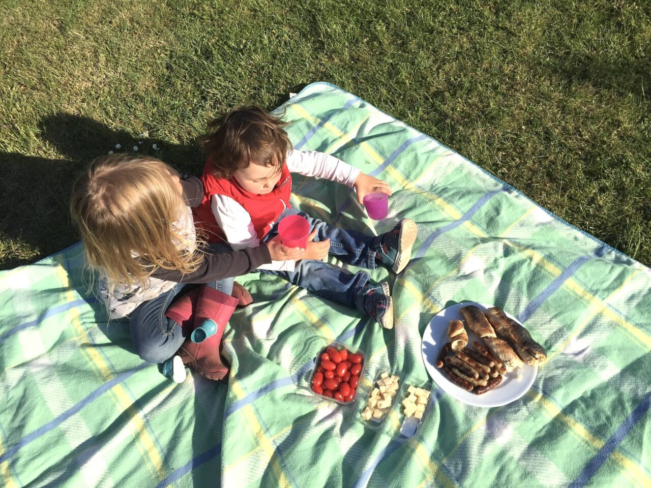 Le pique-nique comme activité de plein air en camping avec les enfants