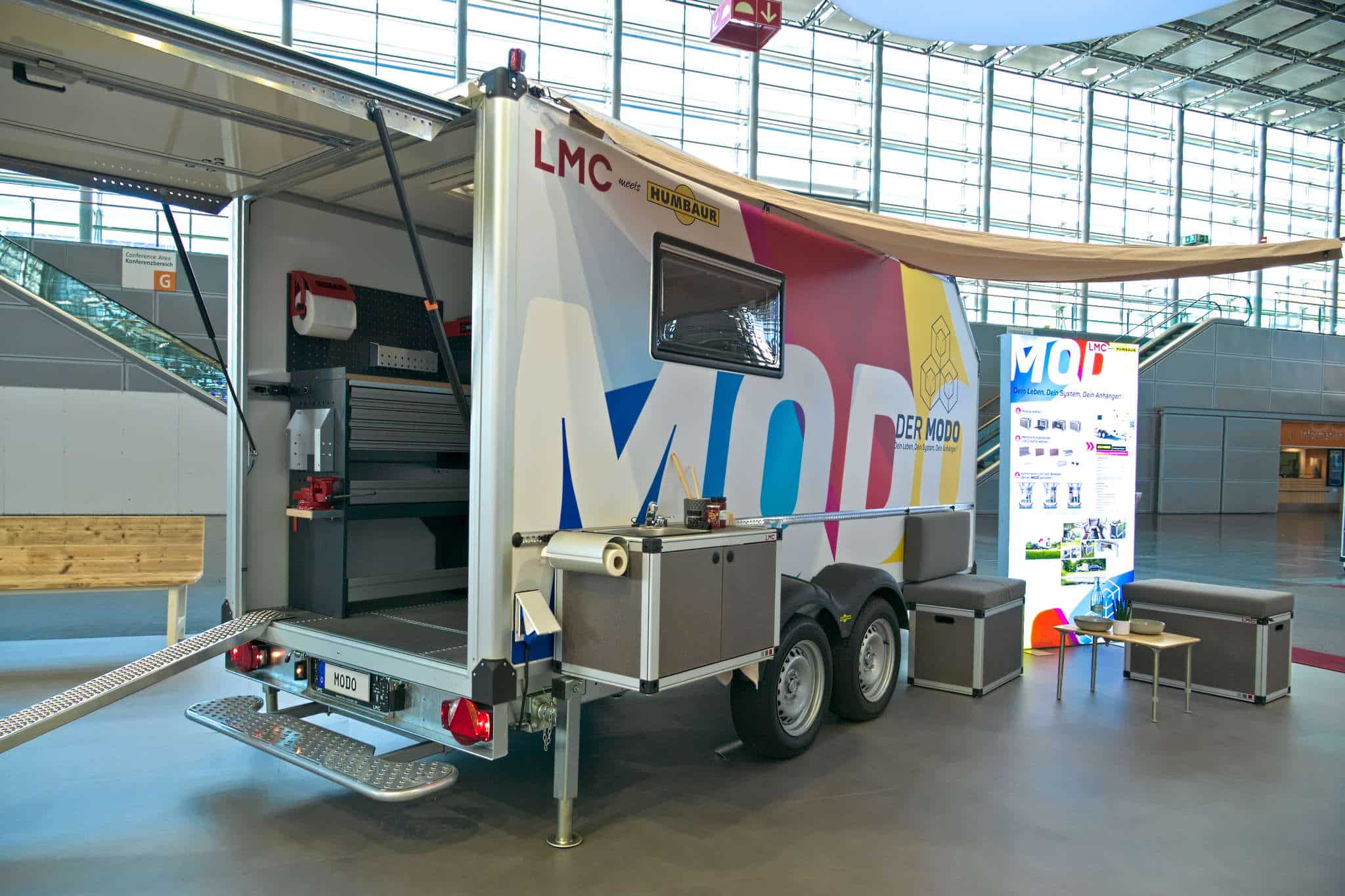 LMC Modo (2025) : Caravane modulaire avec système de construction basé sur Humbaur