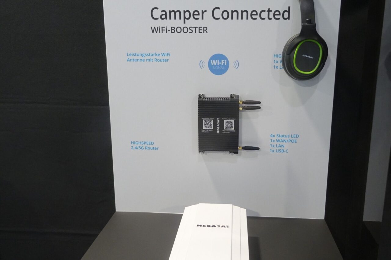 Nouveautés produits Megasat (2025) - Antenne satellite mobile, booster WiFi et casque Bluetooth 2 produktneuheiten megasat camper connected wifi booster caravan salon 2024 c katja scholz