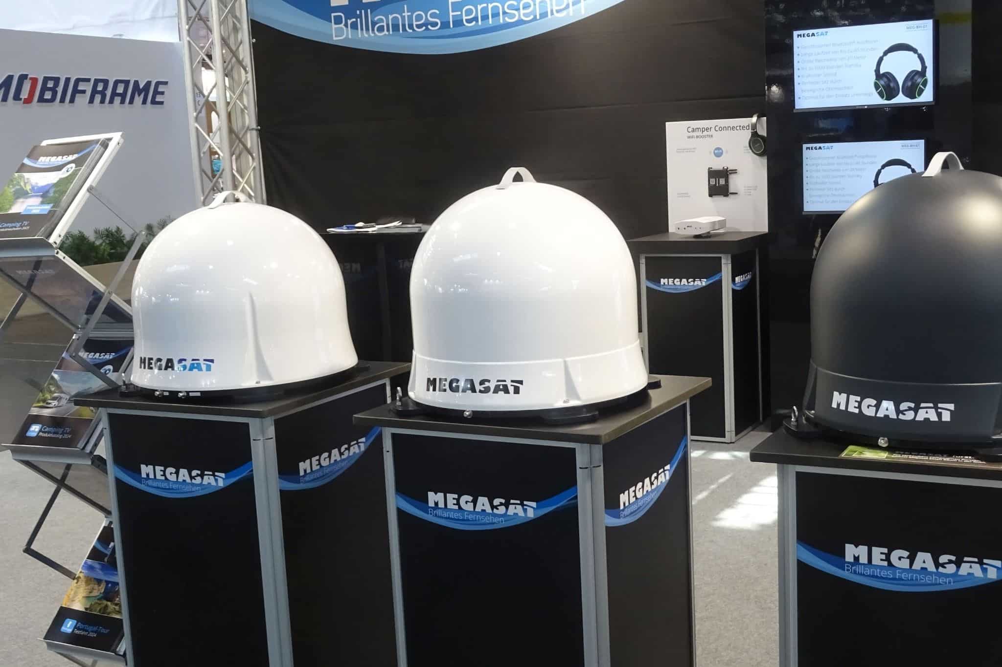 Nouveautés produits Megasat (2025) – Antenne satellite mobile, booster WiFi et casque Bluetooth